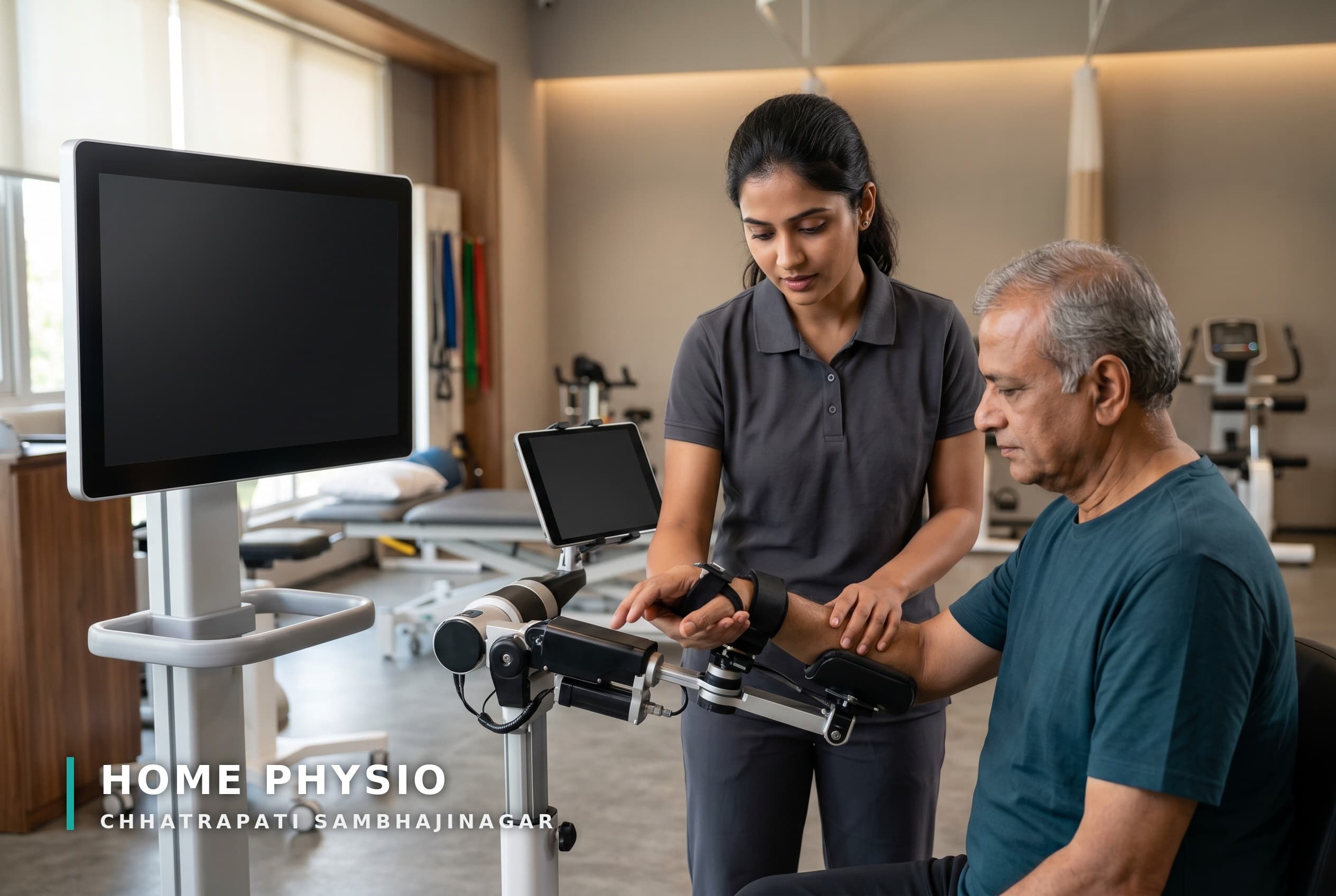 Robotic arm rehabilitation device for neuro patients