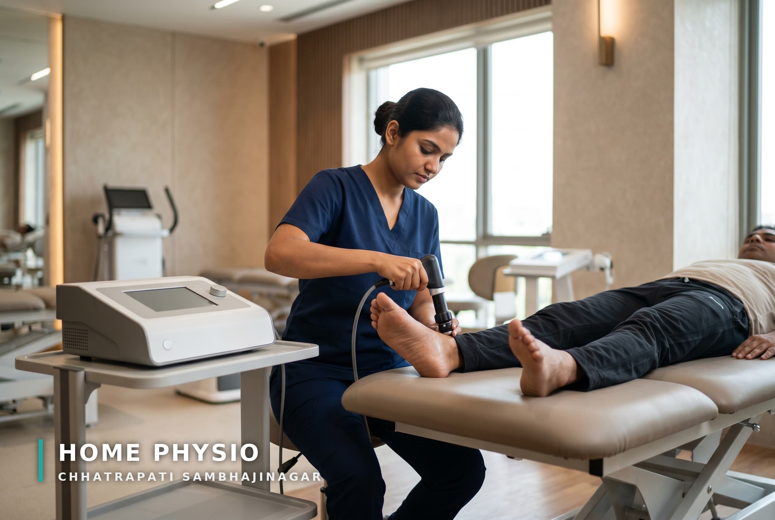 Shockwave therapy device for chronic tendon and plantar pain