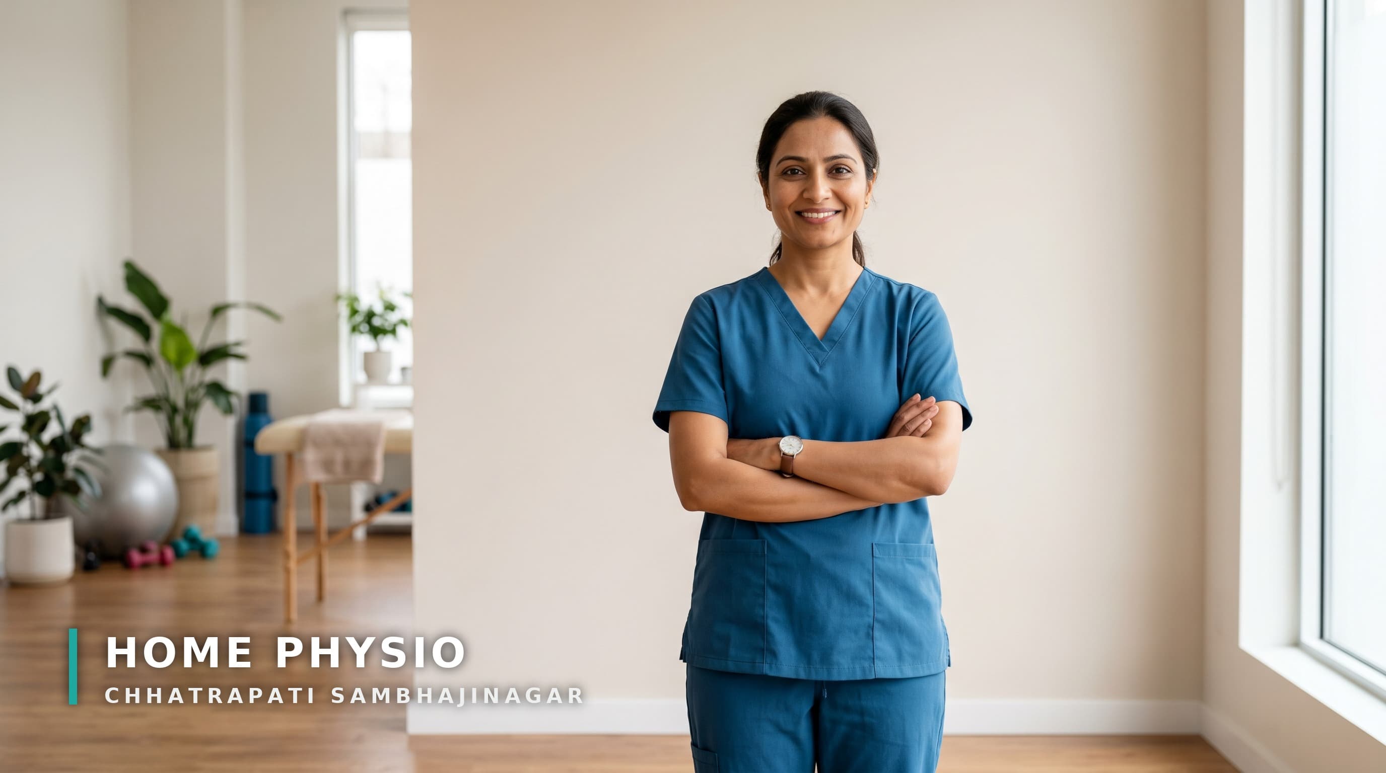 HomePhysio team with patients across Chhatrapati Sambhajinagar
